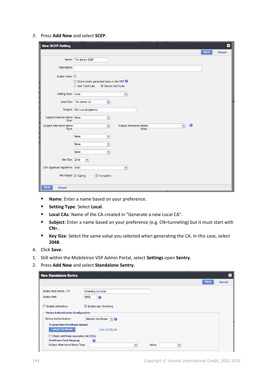 Acronis Access Advanced - Administrator's Guide User Manual | Page 144 / 259