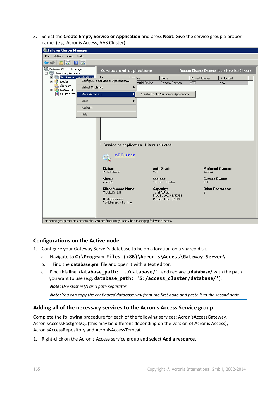 Acronis Access Advanced - Administrator's Guide User Manual | Page 165 / 259