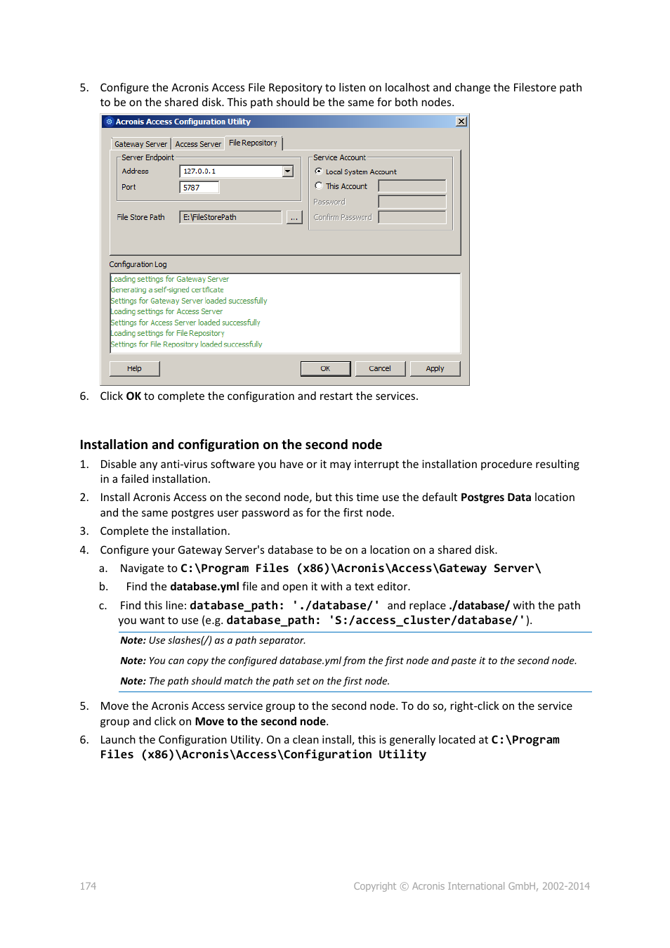 Acronis Access Advanced - Administrator's Guide User Manual | Page 174 / 259