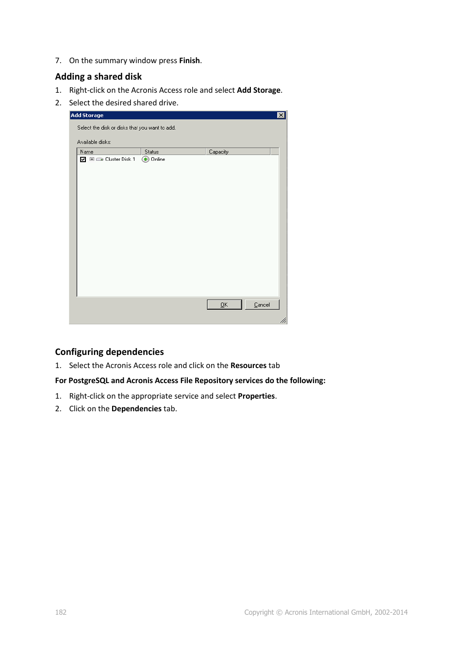 Acronis Access Advanced - Administrator's Guide User Manual | Page 182 / 259