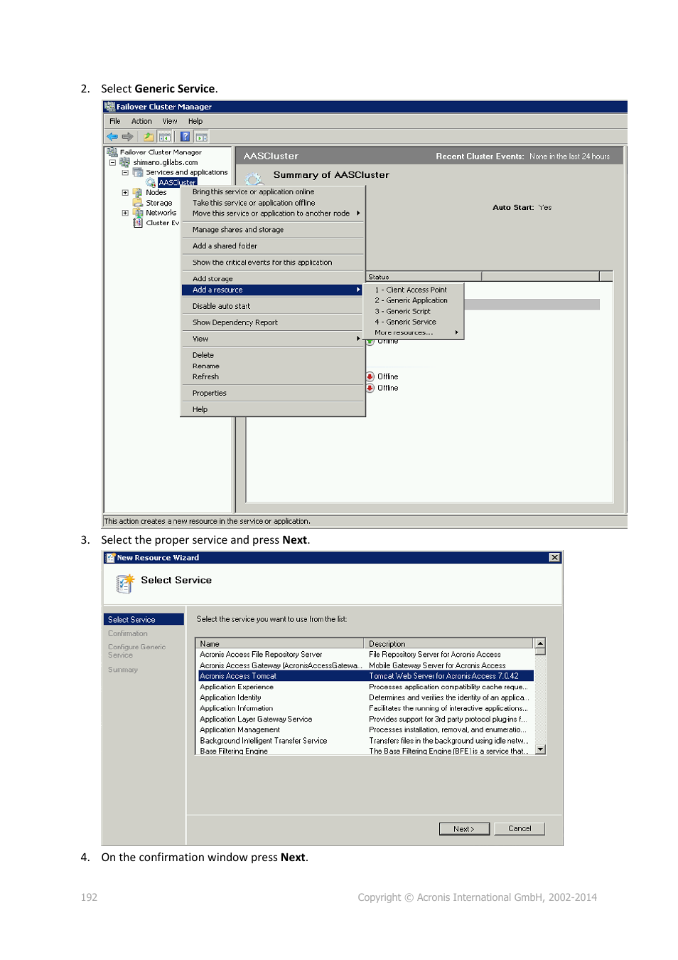 Acronis Access Advanced - Administrator's Guide User Manual | Page 192 / 259