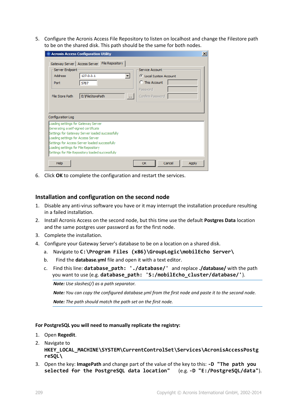 Acronis Access Advanced - Administrator's Guide User Manual | Page 209 / 259