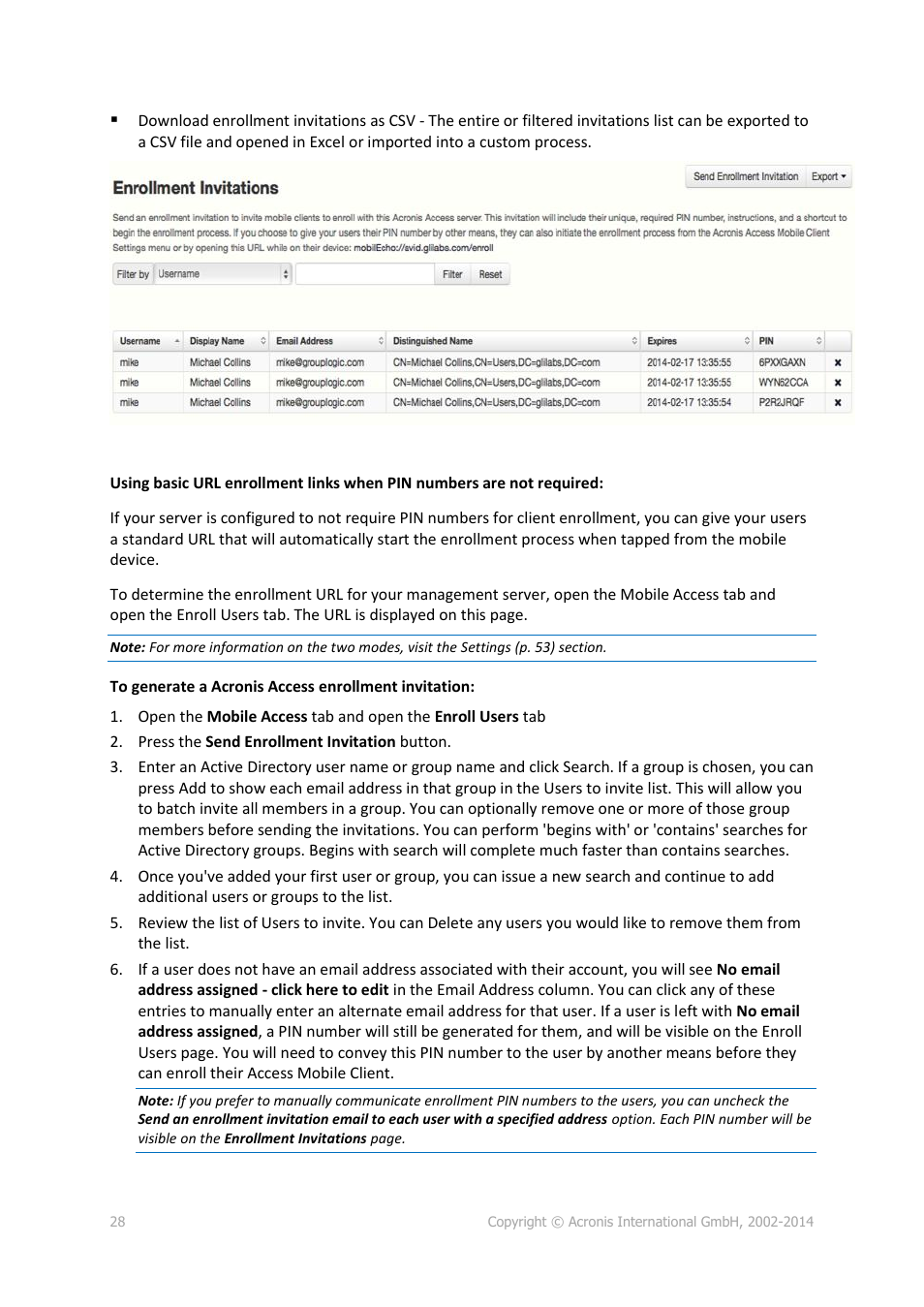 Acronis Access Advanced - Administrator's Guide User Manual | Page 28 / 259