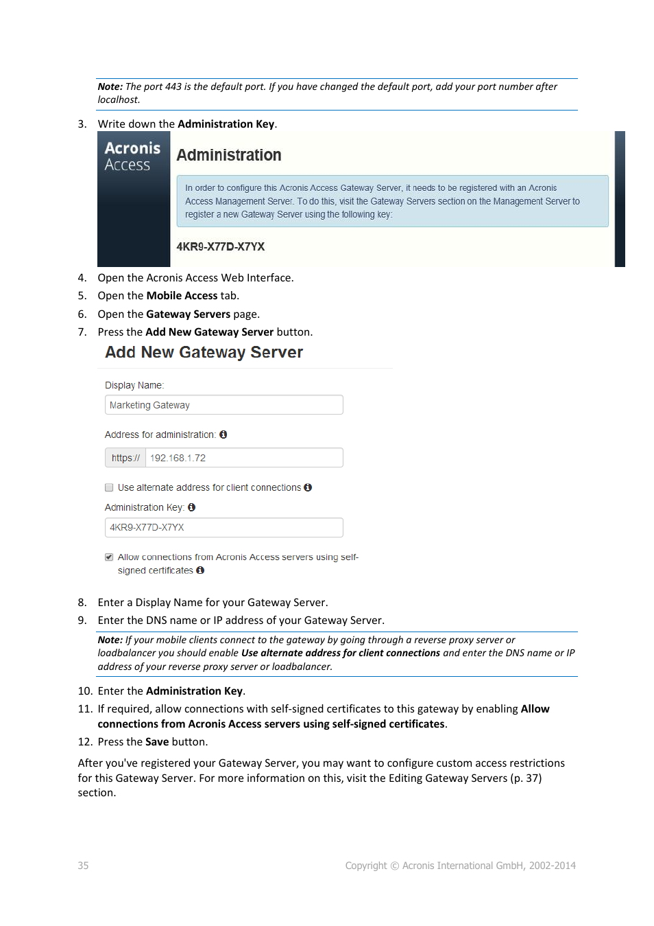 Acronis Access Advanced - Administrator's Guide User Manual | Page 35 / 259