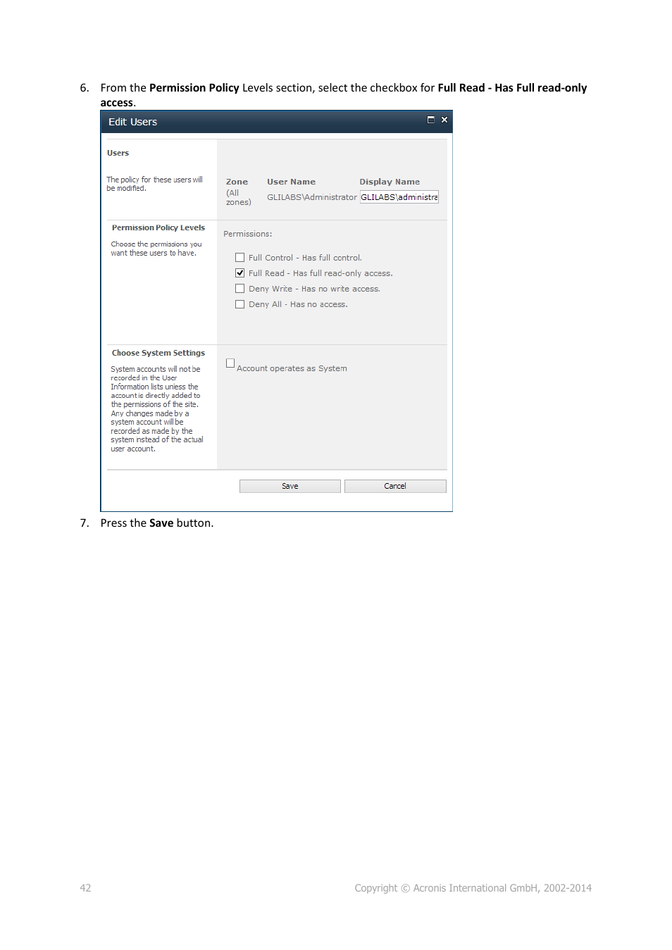 Acronis Access Advanced - Administrator's Guide User Manual | Page 42 / 259
