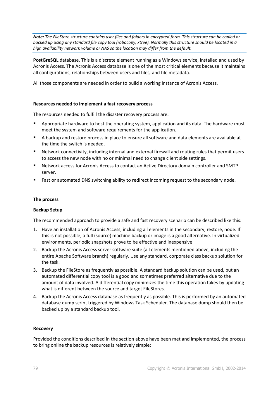 Acronis Access Advanced - Administrator's Guide User Manual | Page 79 / 259