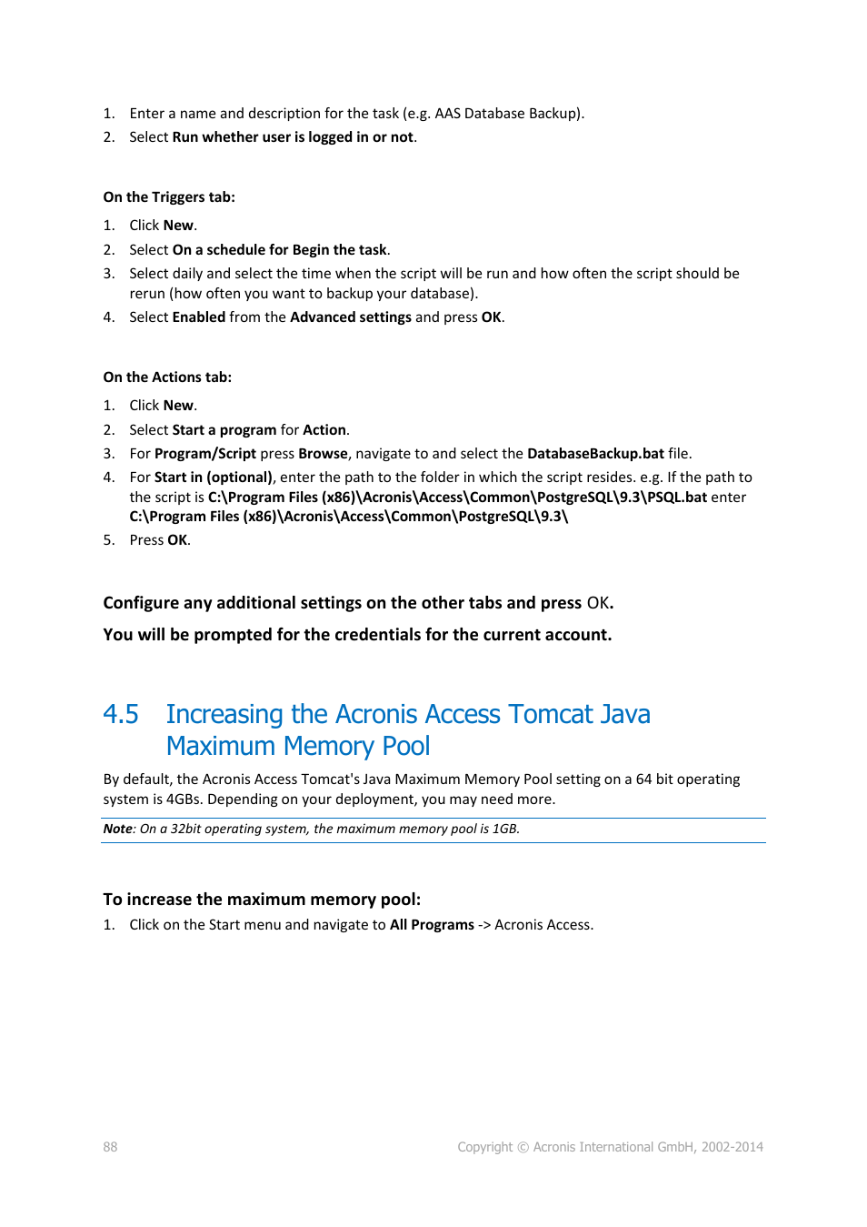 Acronis Access Advanced - Administrator's Guide User Manual | Page 88 / 259