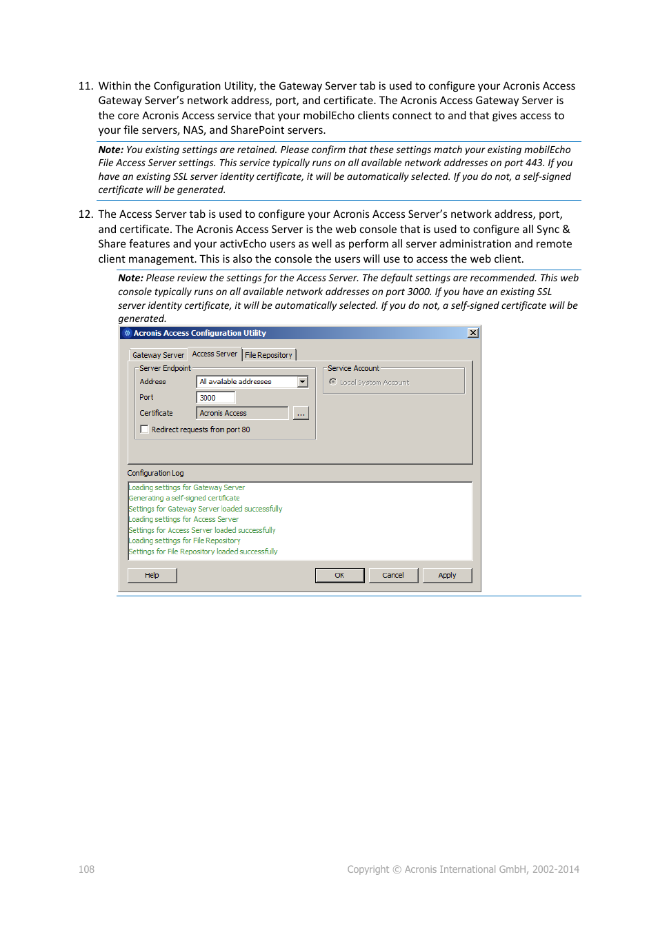 Acronis Access Advanced - Installation Guide User Manual | Page 108 / 180
