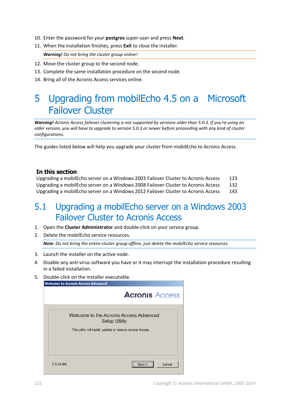 Acronis Access Advanced - Installation Guide User Manual | Page 123 / 180