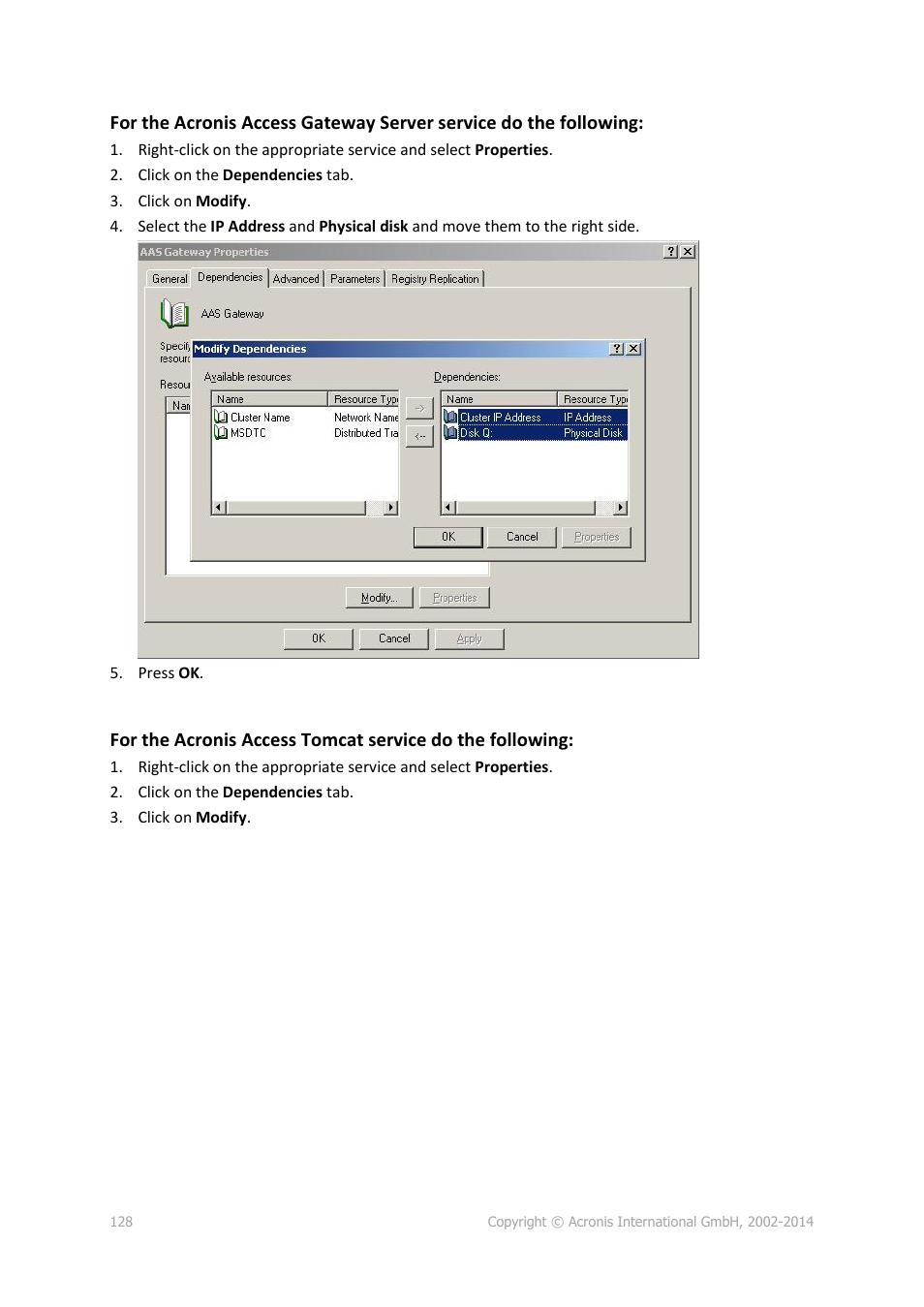 Acronis Access Advanced - Installation Guide User Manual | Page 128 / 180