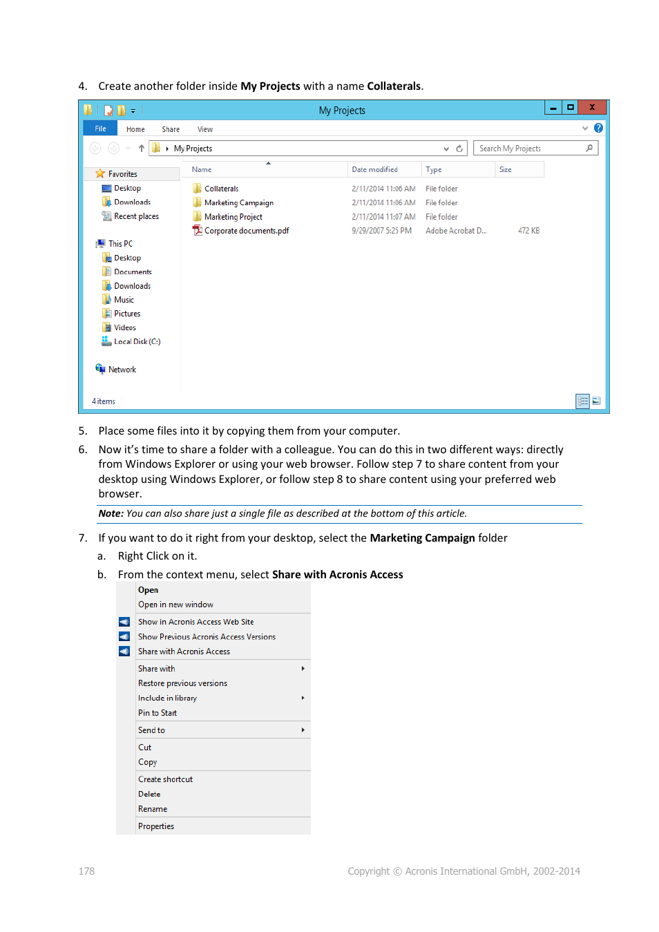 Acronis Access Advanced - Installation Guide User Manual | Page 178 / 180