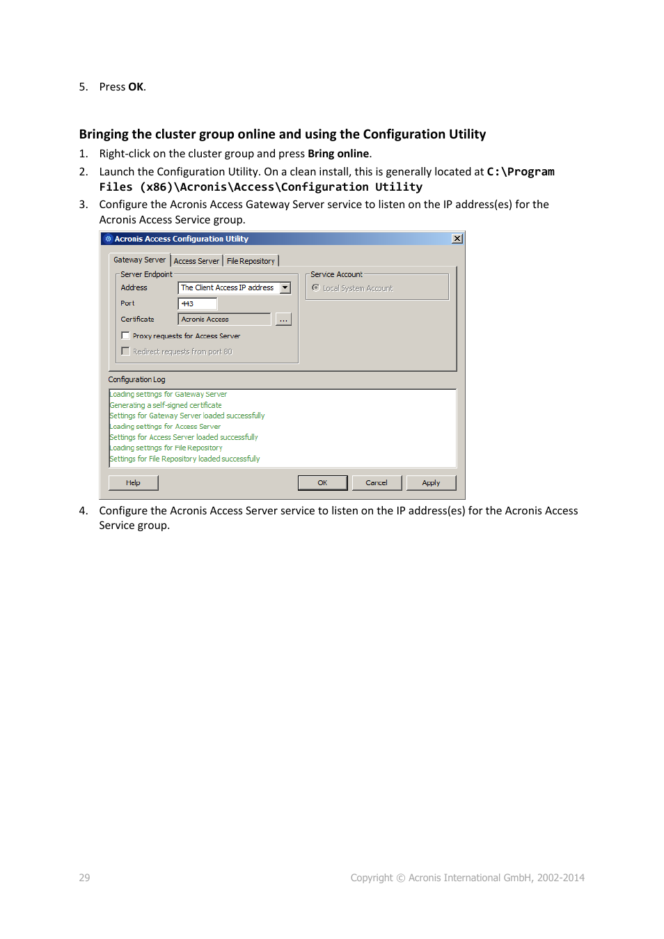 Acronis Access Advanced - Installation Guide User Manual | Page 29 / 180