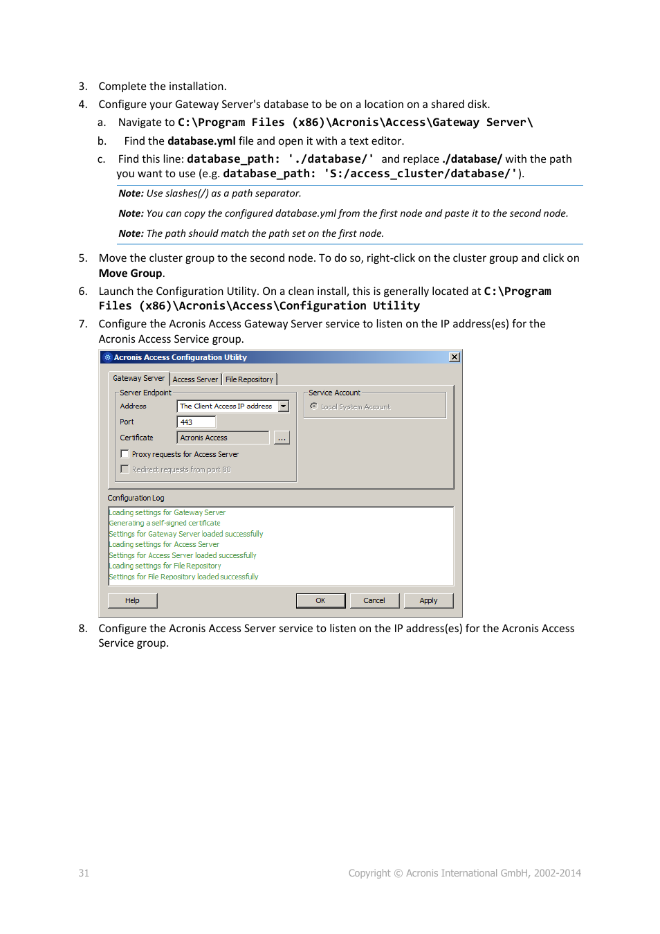 Acronis Access Advanced - Installation Guide User Manual | Page 31 / 180
