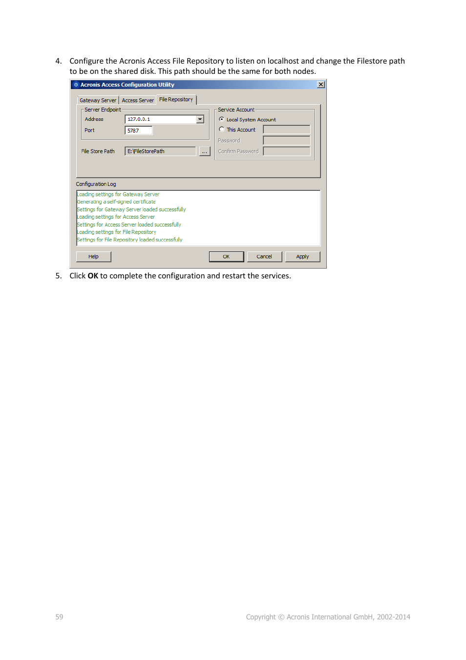 Acronis Access Advanced - Installation Guide User Manual | Page 59 / 180