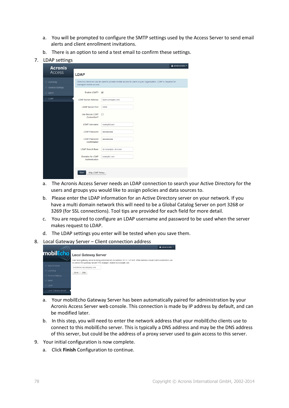Acronis Access Advanced - Installation Guide User Manual | Page 78 / 180
