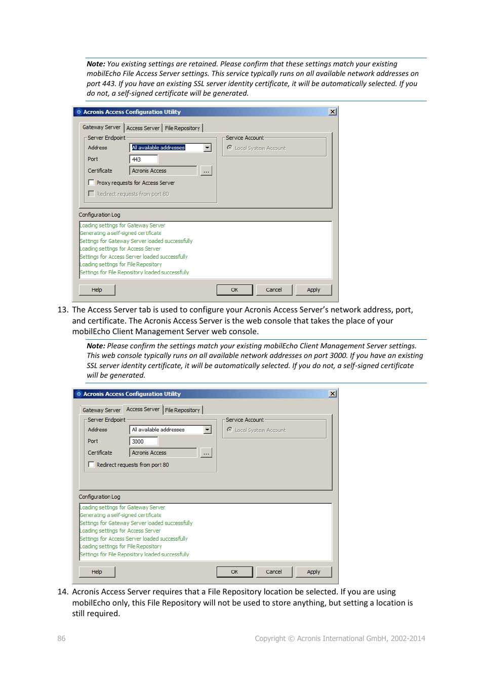 Acronis Access Advanced - Installation Guide User Manual | Page 86 / 180