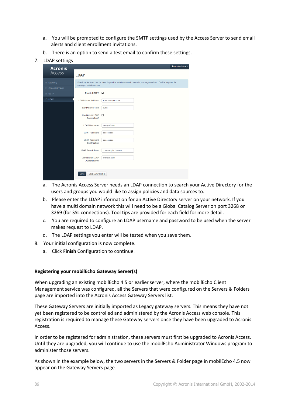 Acronis Access Advanced - Installation Guide User Manual | Page 89 / 180