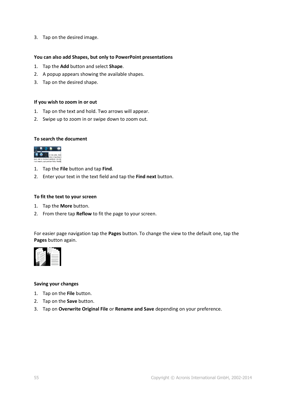 Acronis Access - User Guide User Manual | Page 55 / 91