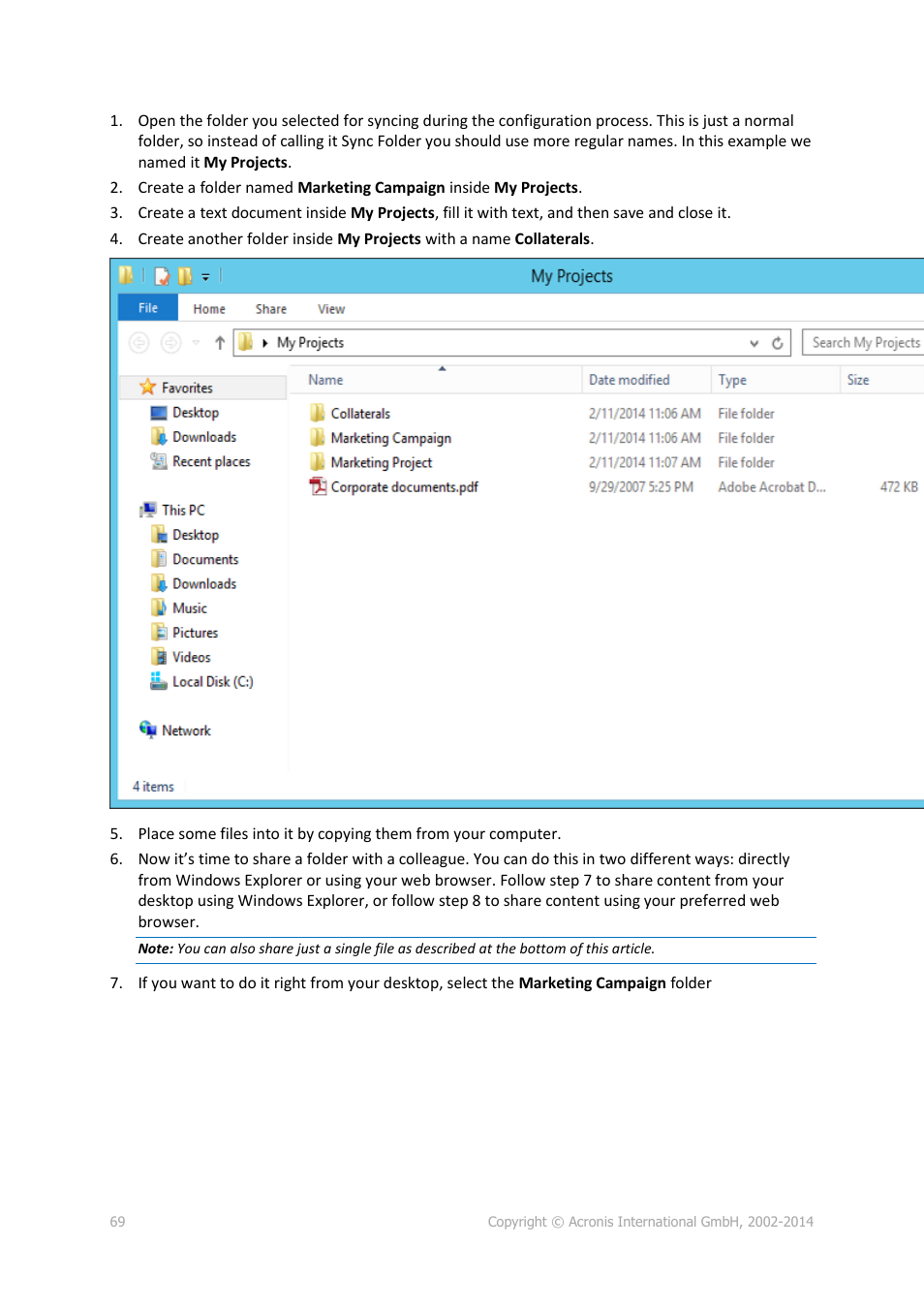 Acronis Access - User Guide User Manual | Page 69 / 91