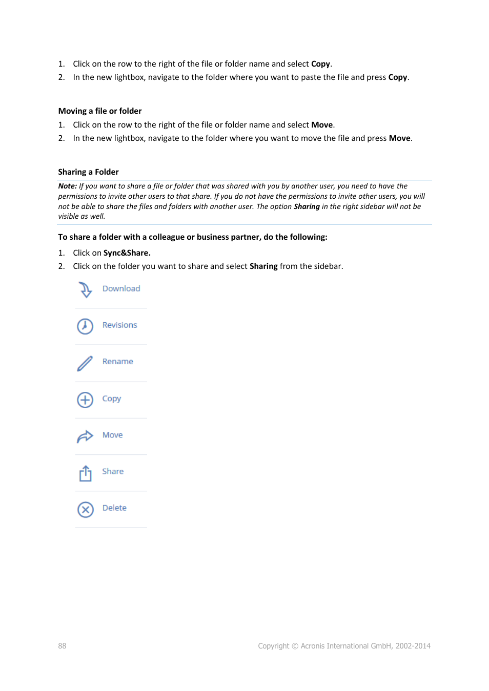 Acronis Access - User Guide User Manual | Page 88 / 91