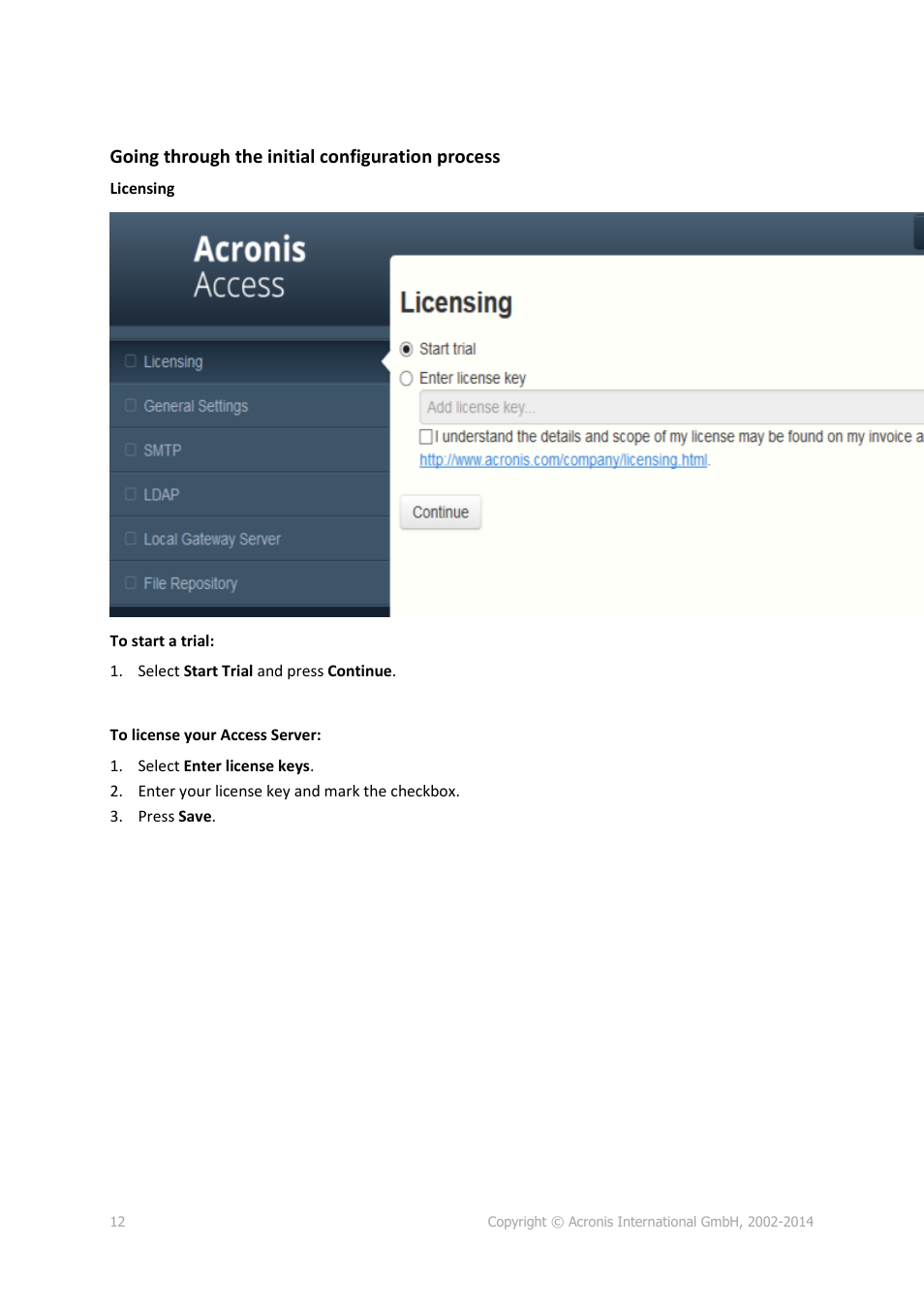 Acronis Access - Installation Guide User Manual | Page 12 / 177