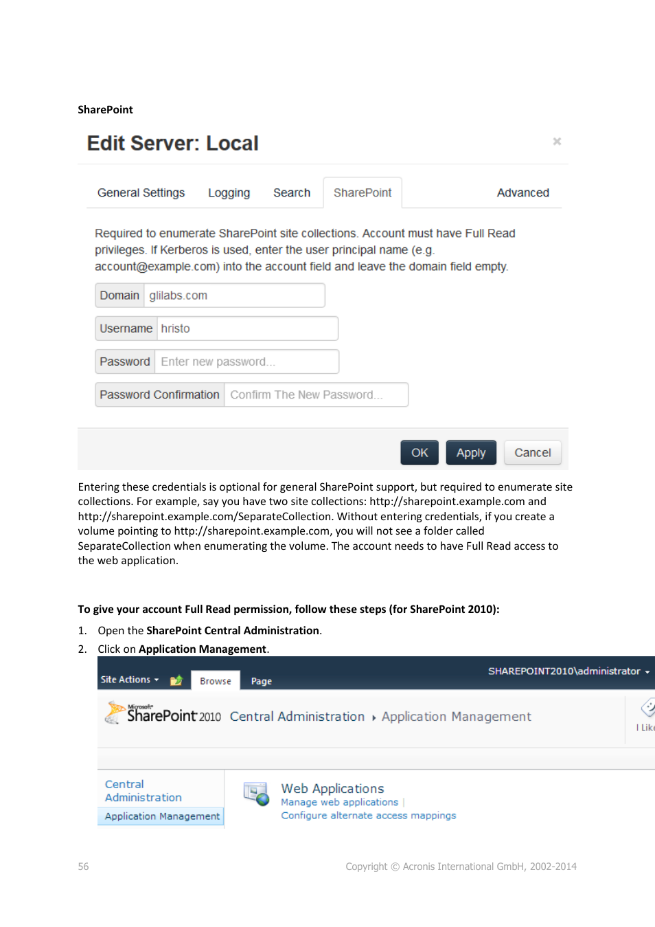 Acronis Access - Installation Guide User Manual | Page 56 / 177