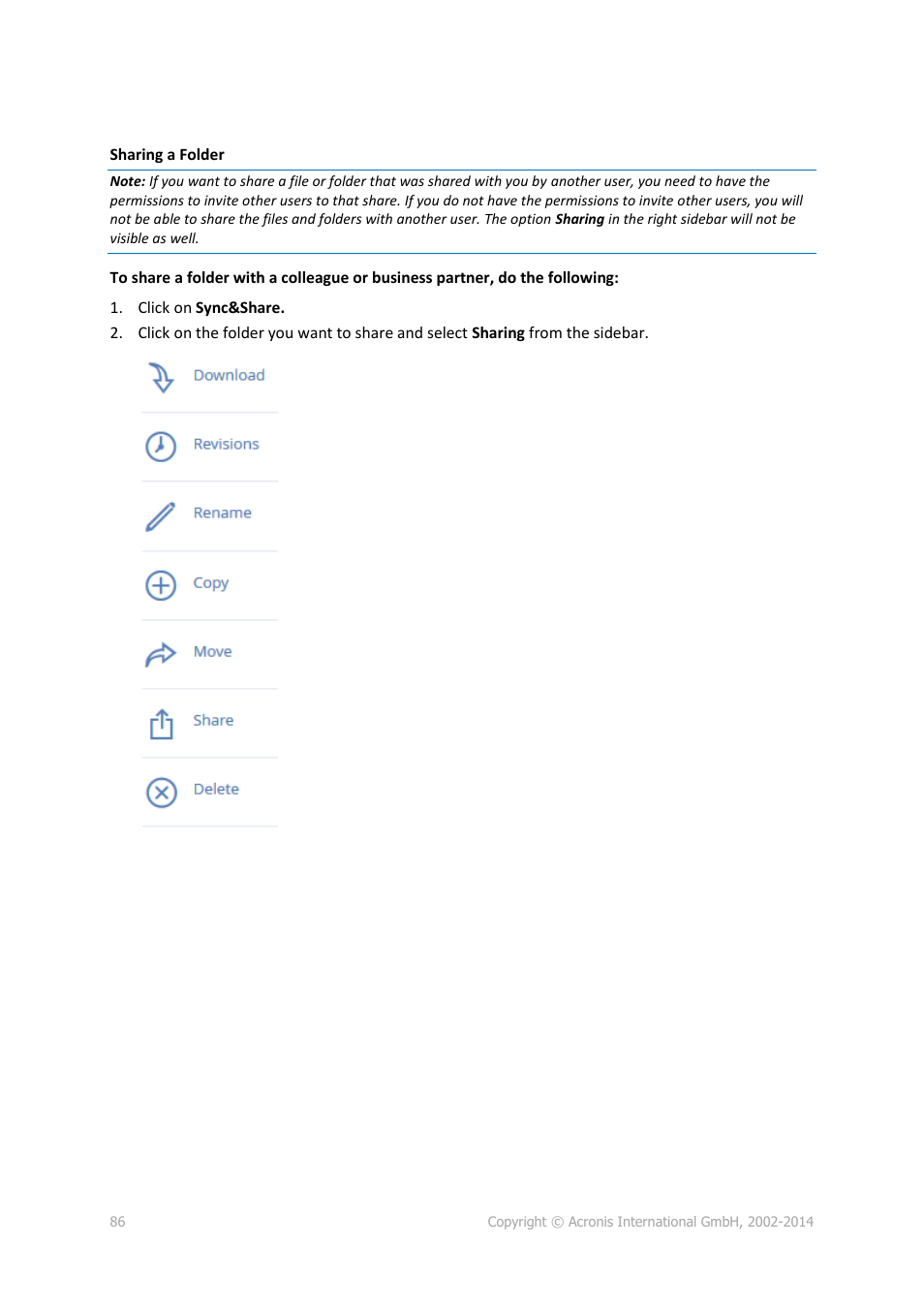 Acronis Access - Installation Guide User Manual | Page 86 / 177