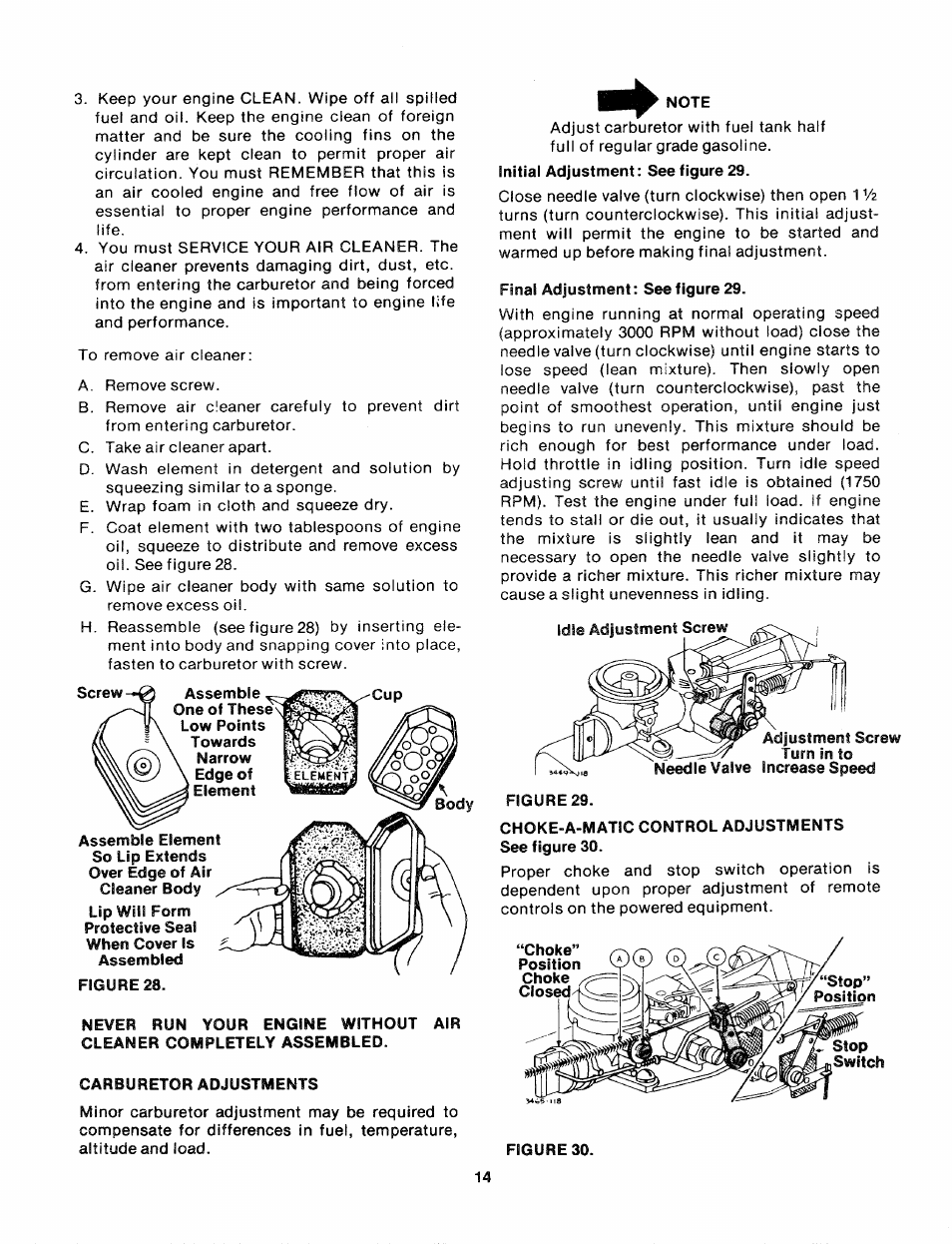 Bolens 247.29773 User Manual | Page 14 / 28