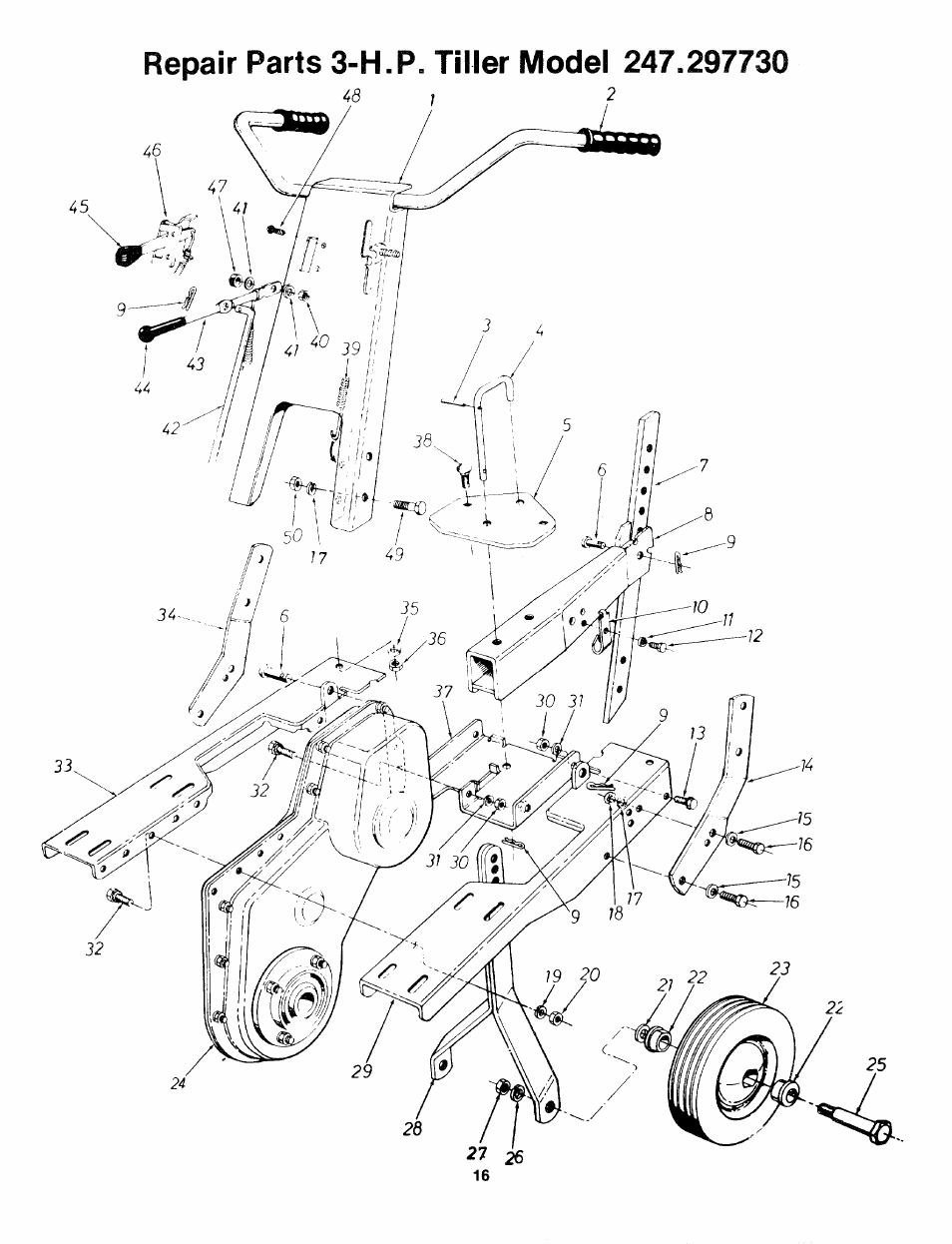 Bolens 247.29773 User Manual | Page 16 / 28