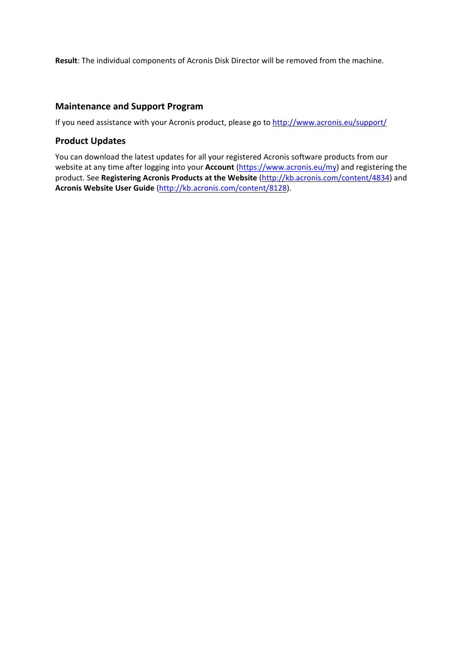 5 technical support, Technical support | Acronis Disk Director 11 Advanced Workstation - User Guide User Manual | Page 14 / 93