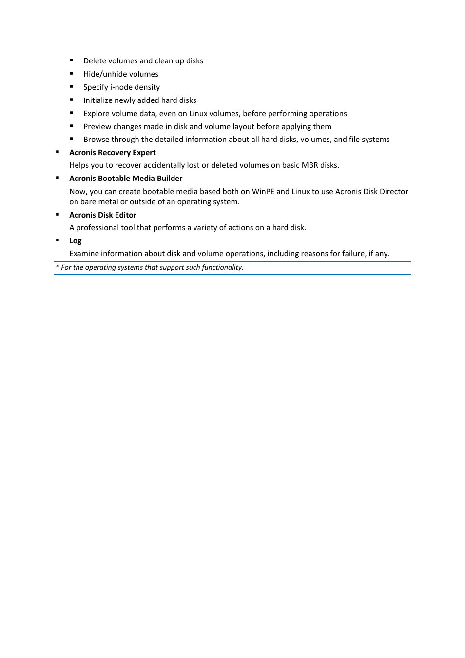 Acronis Disk Director 11 Advanced Workstation - User Guide User Manual | Page 7 / 93