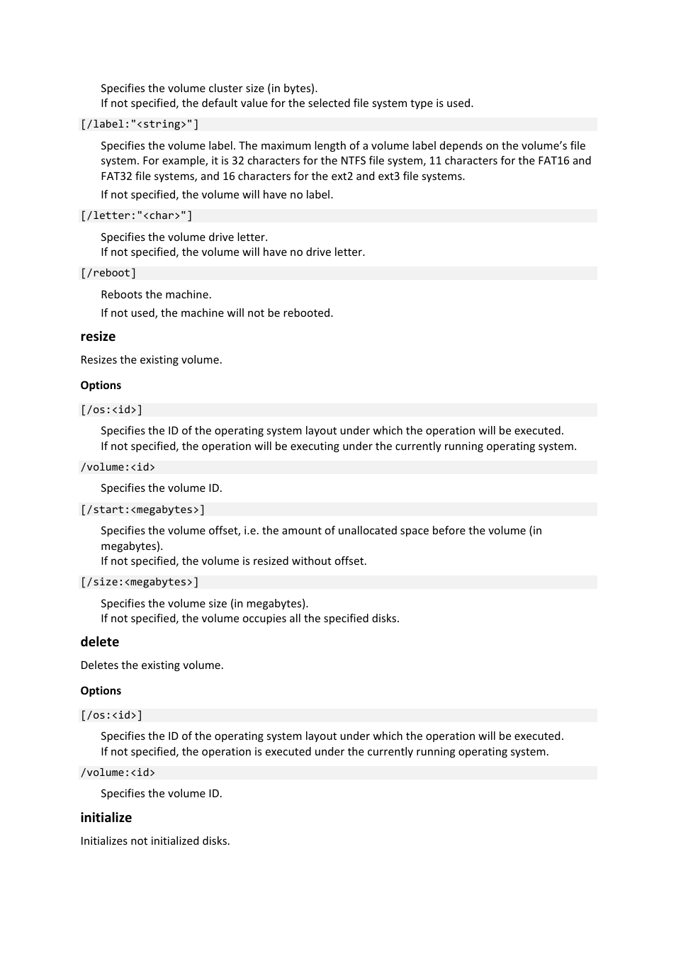 Acronis Disk Director 11 Advanced Workstation - User Guide User Manual | Page 79 / 93