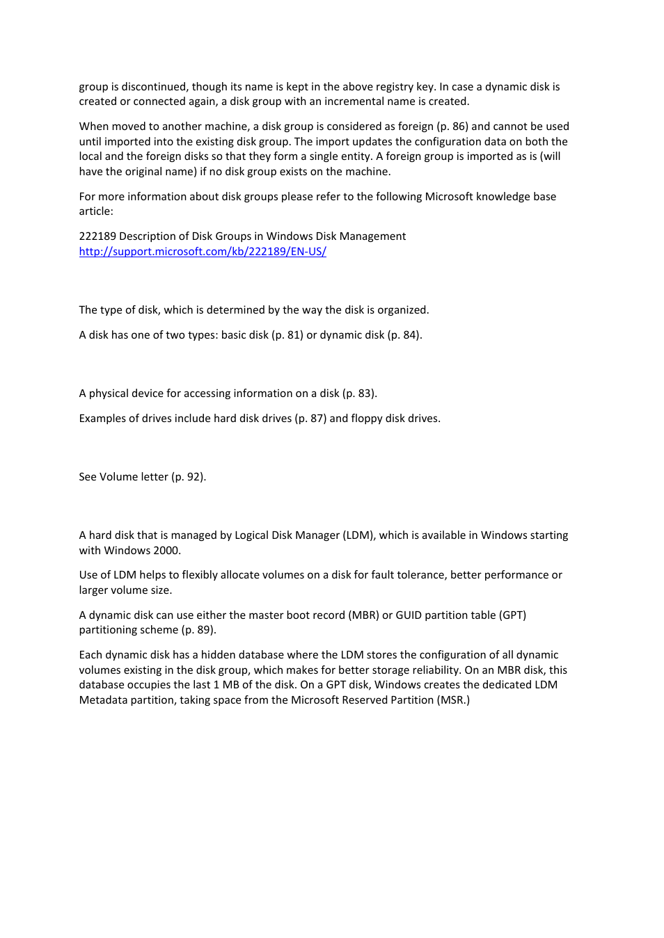 Disk type, Drive, Drive letter | Dynamic disk | Acronis Disk Director 11 Advanced Workstation - User Guide User Manual | Page 84 / 93