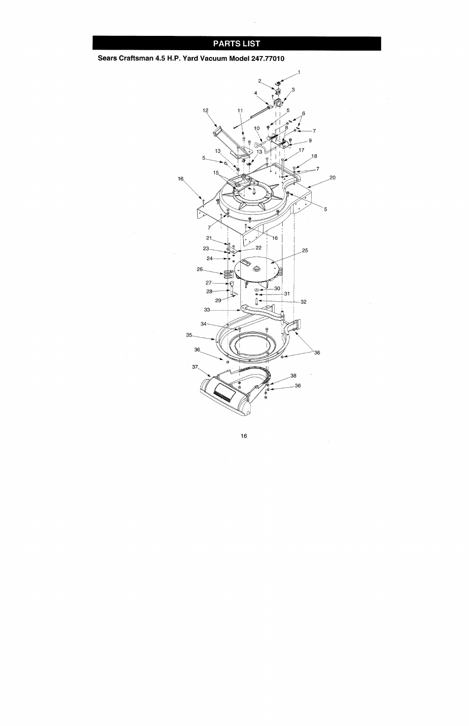 Bolens 247.77010 User Manual | Page 16 / 60