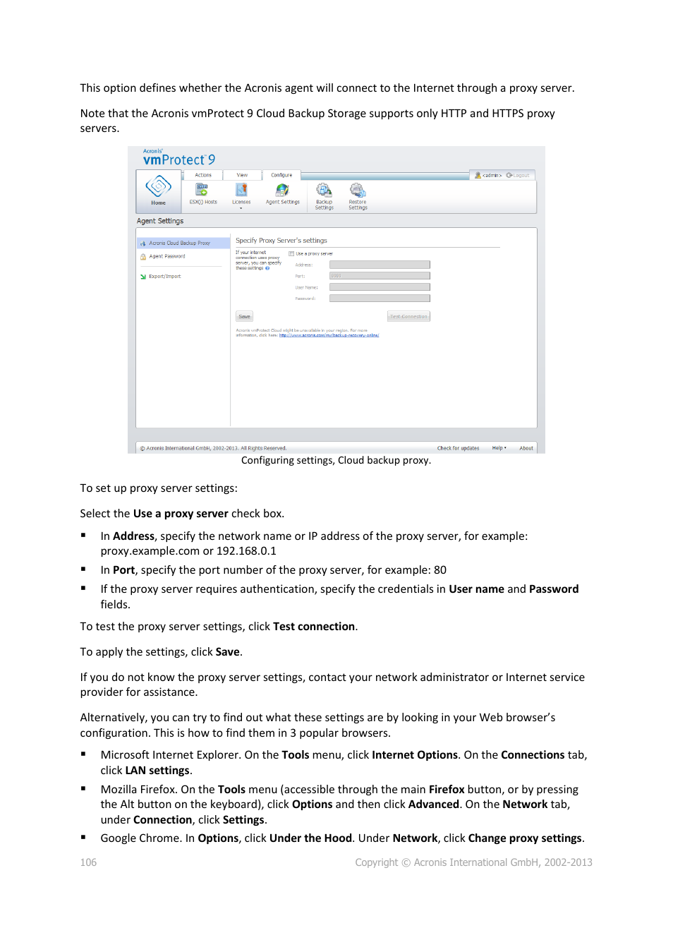 Acronis Backup for VMware 9 - User Guide User Manual | Page 106 / 123