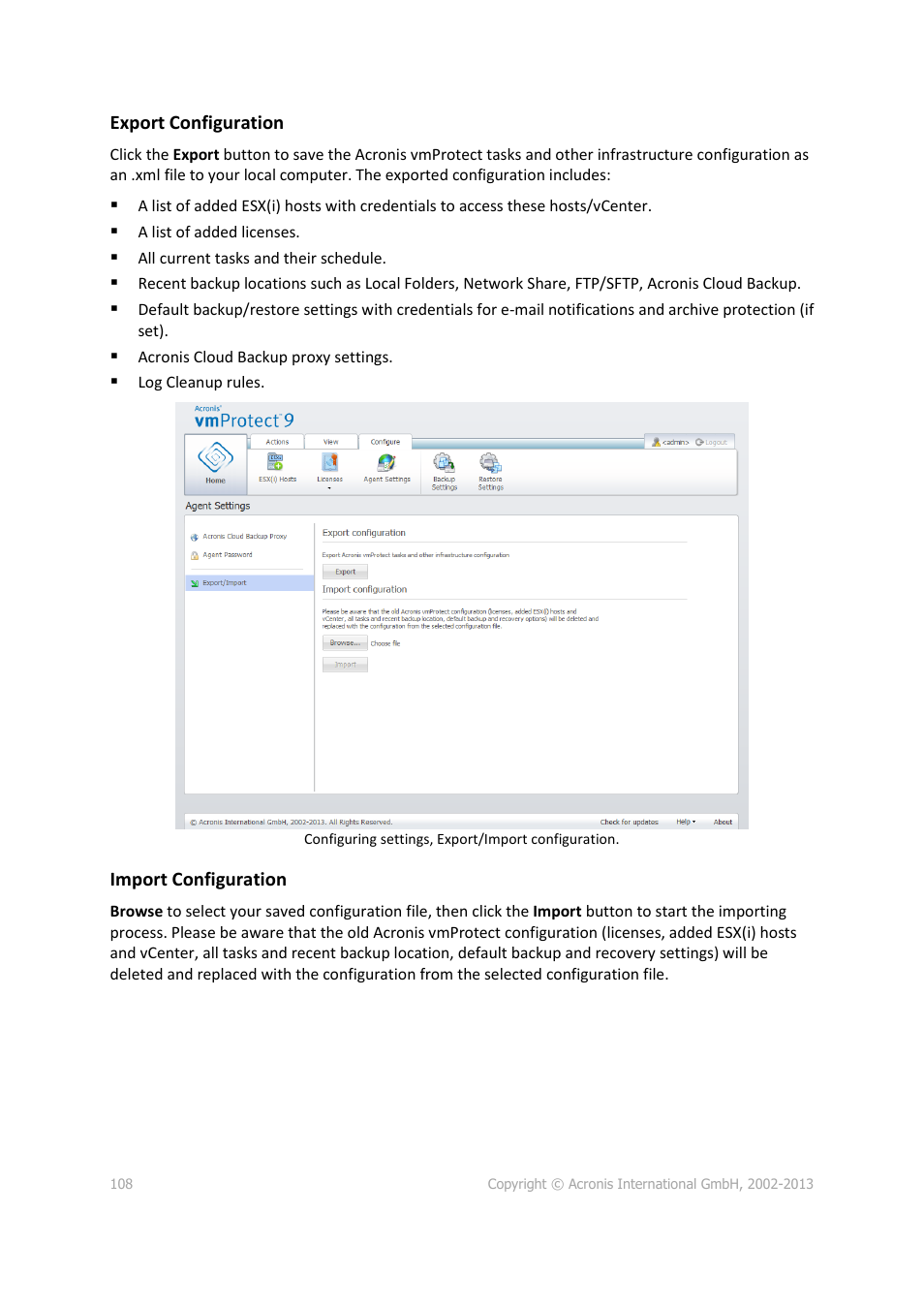 Acronis Backup for VMware 9 - User Guide User Manual | Page 108 / 123