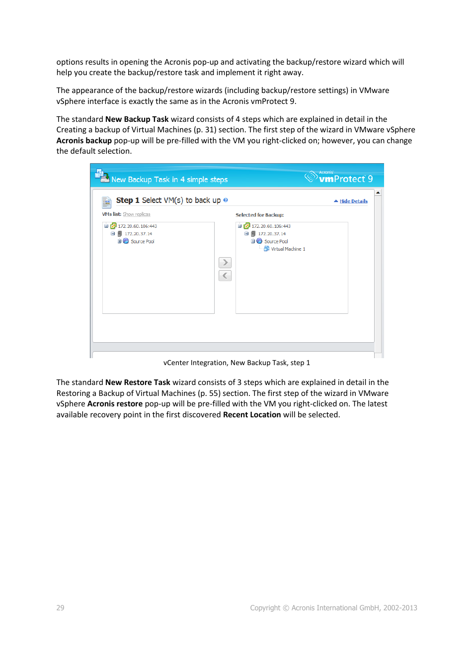 Acronis Backup for VMware 9 - User Guide User Manual | Page 29 / 123