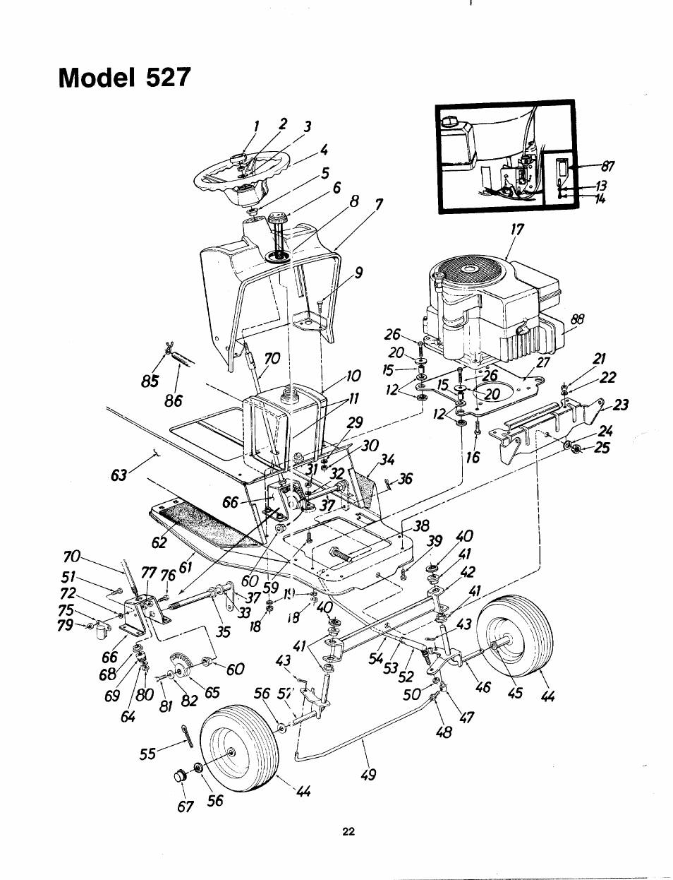 Model 527 | Bolens 130-527-000 User Manual | Page 22 / 32