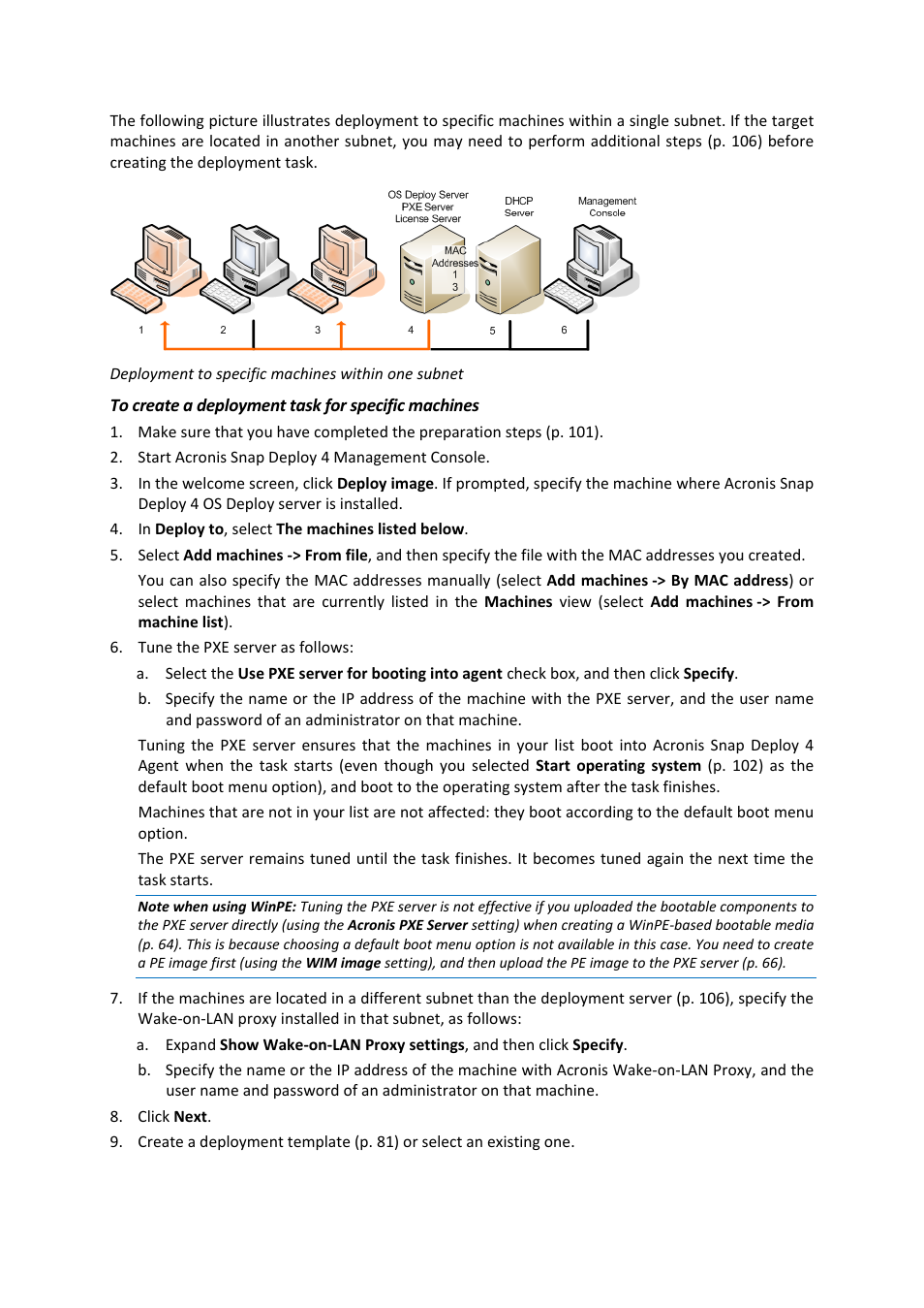Acronis Snap Deploy 4 - User Guide User Manual | Page 104 / 145