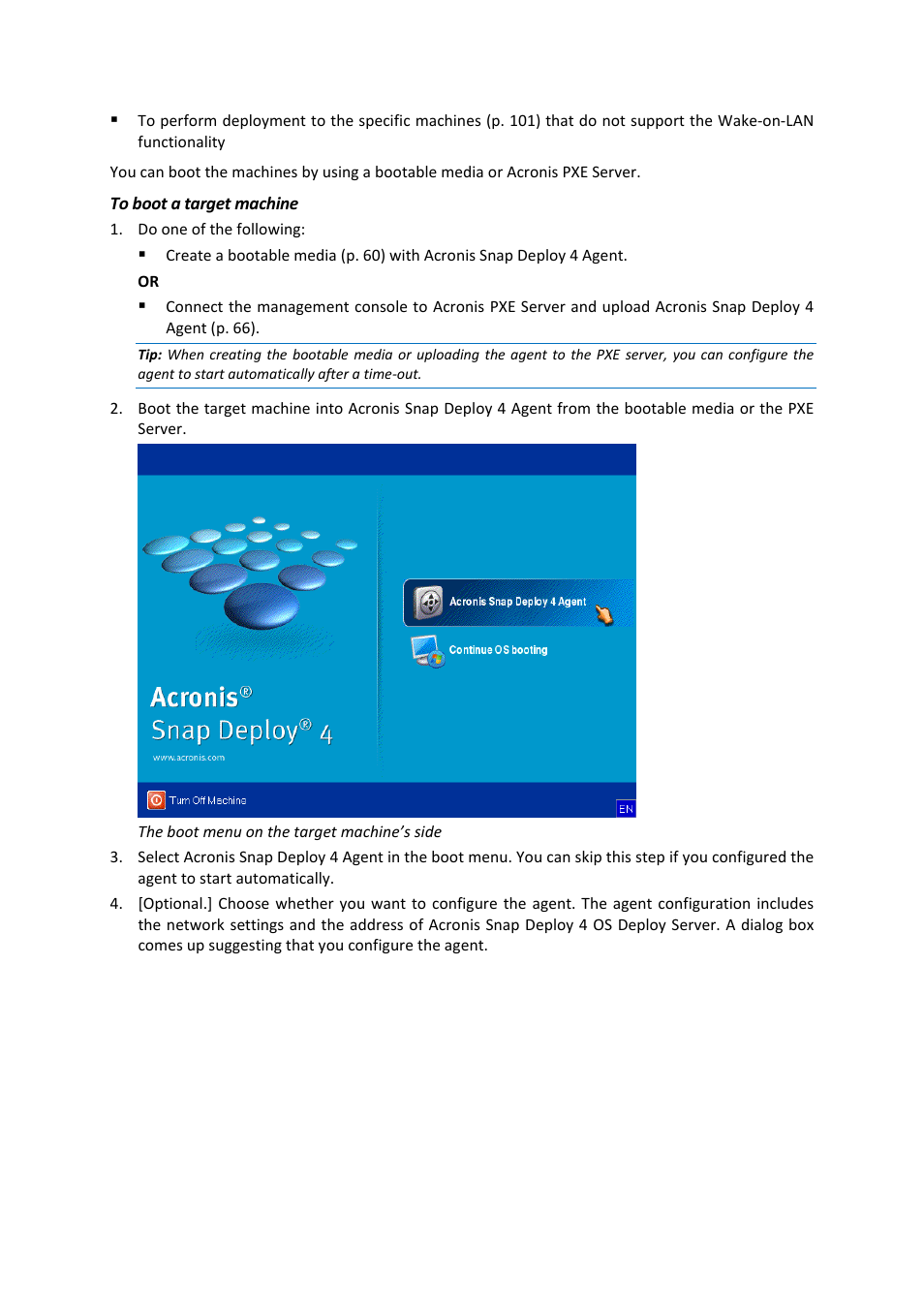 Acronis Snap Deploy 4 - User Guide User Manual | Page 109 / 145