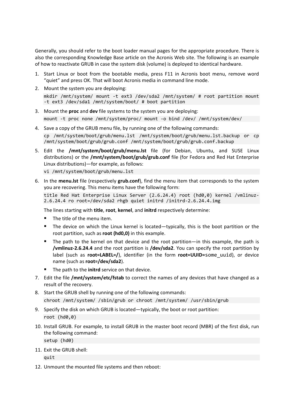 Acronis Snap Deploy 4 - User Guide User Manual | Page 125 / 145