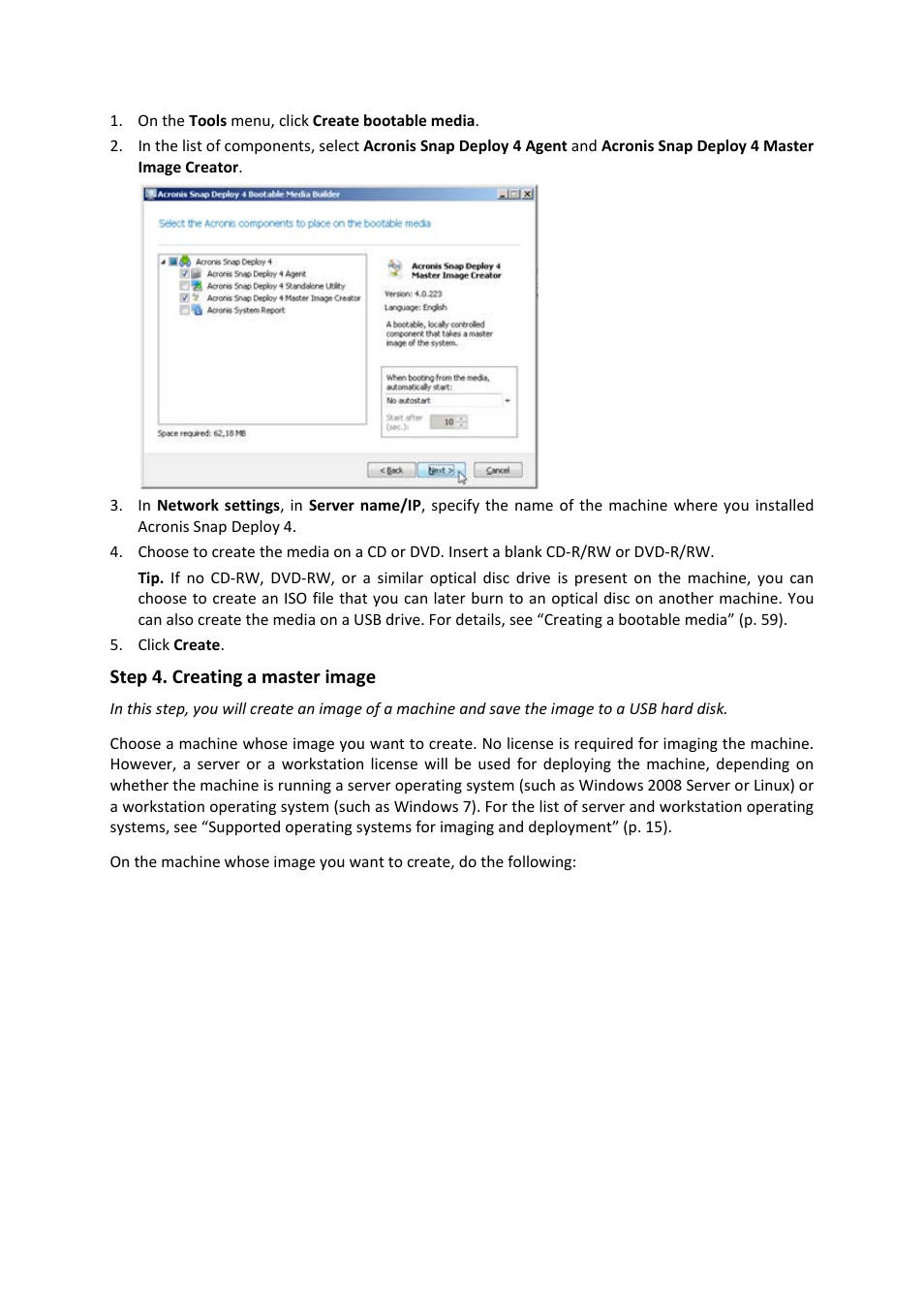 Acronis Snap Deploy 4 - User Guide User Manual | Page 31 / 145