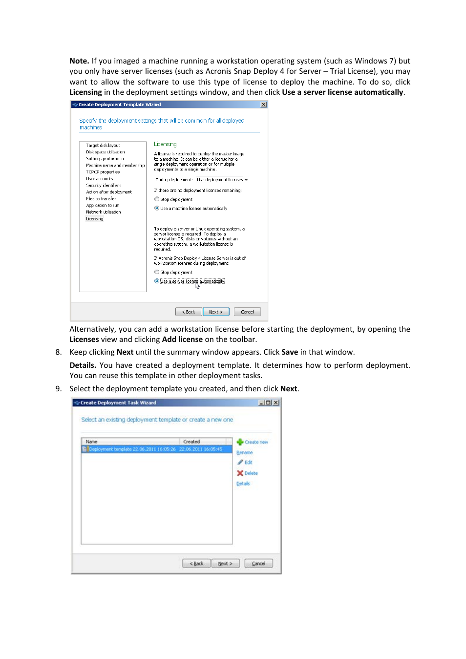 Acronis Snap Deploy 4 - User Guide User Manual | Page 36 / 145