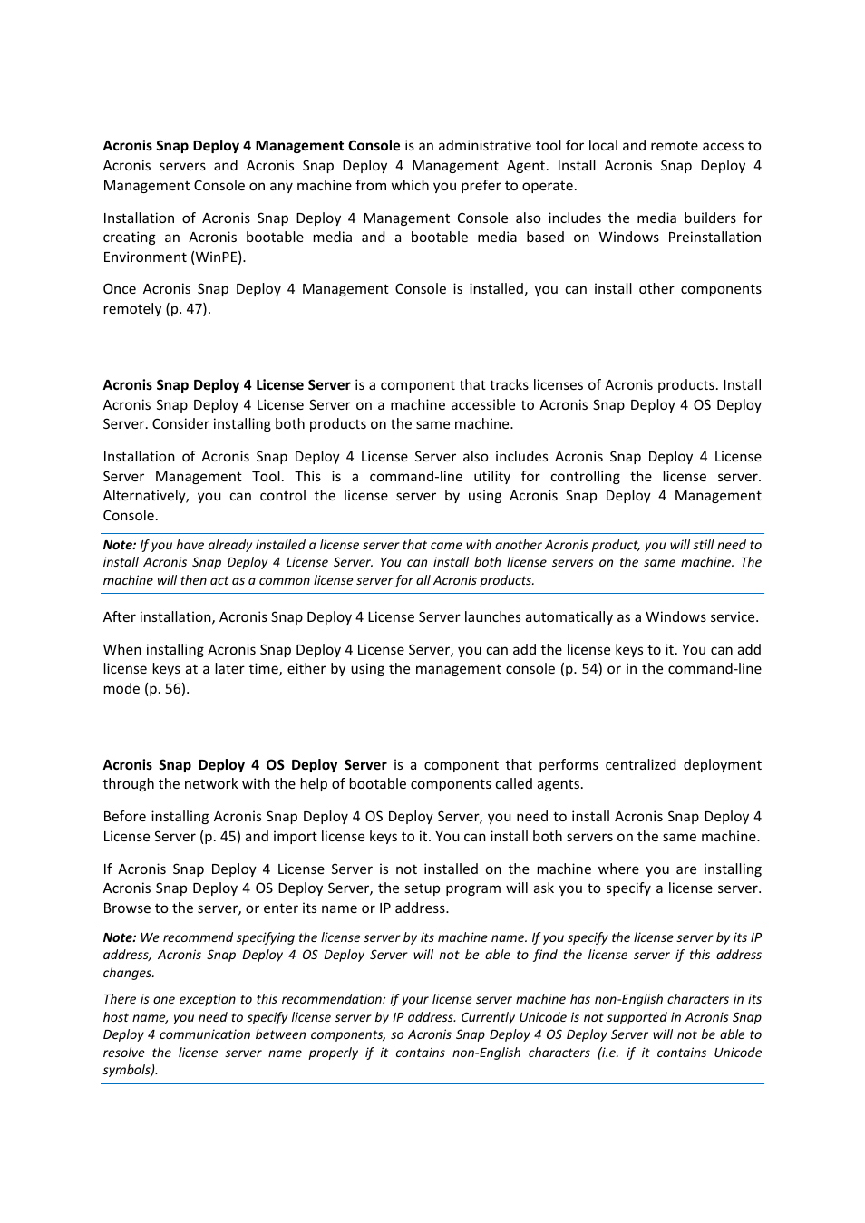 Acronis Snap Deploy 4 - User Guide User Manual | Page 45 / 145