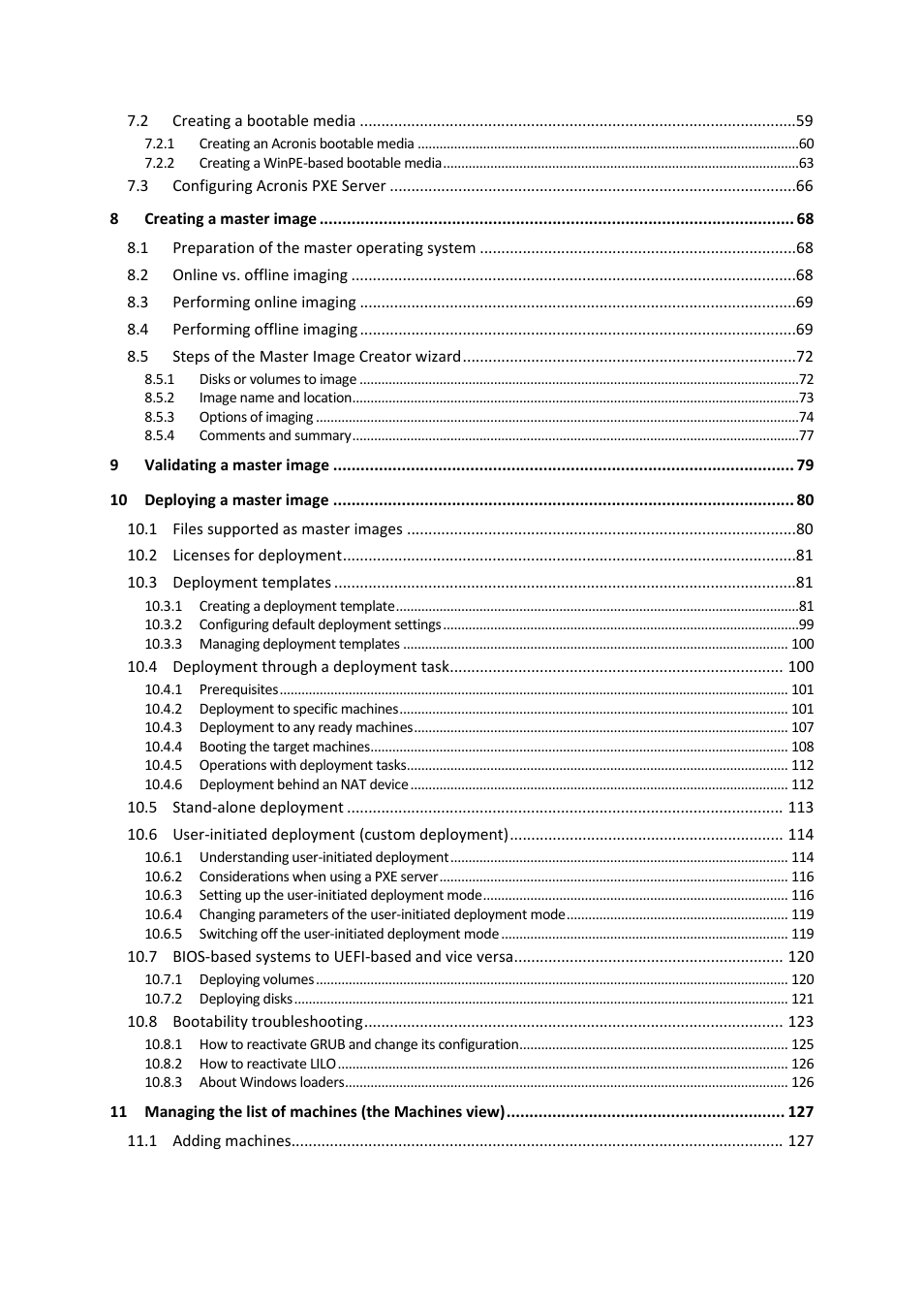 Acronis Snap Deploy 4 - User Guide User Manual | Page 5 / 145