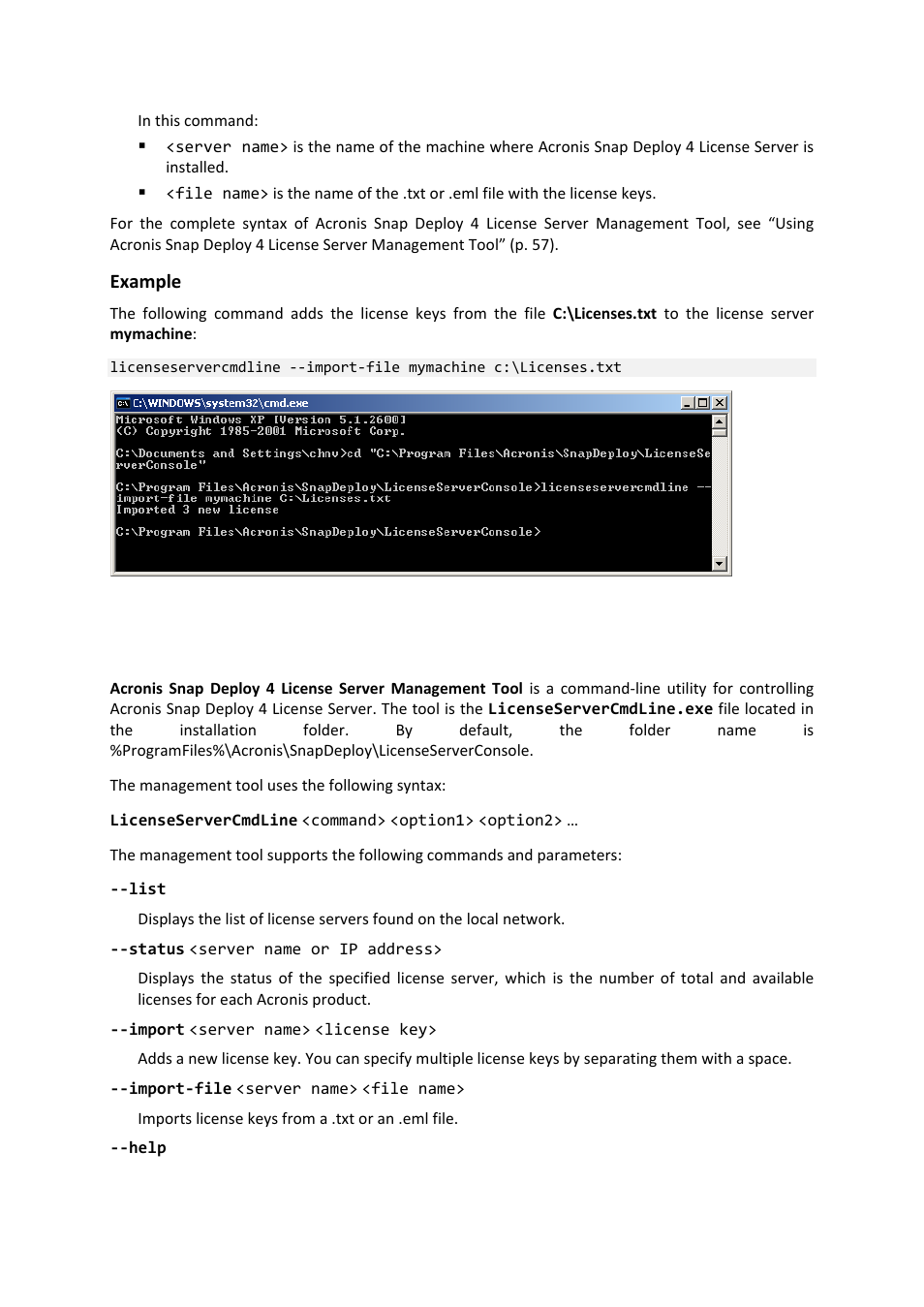 Acronis Snap Deploy 4 - User Guide User Manual | Page 57 / 145