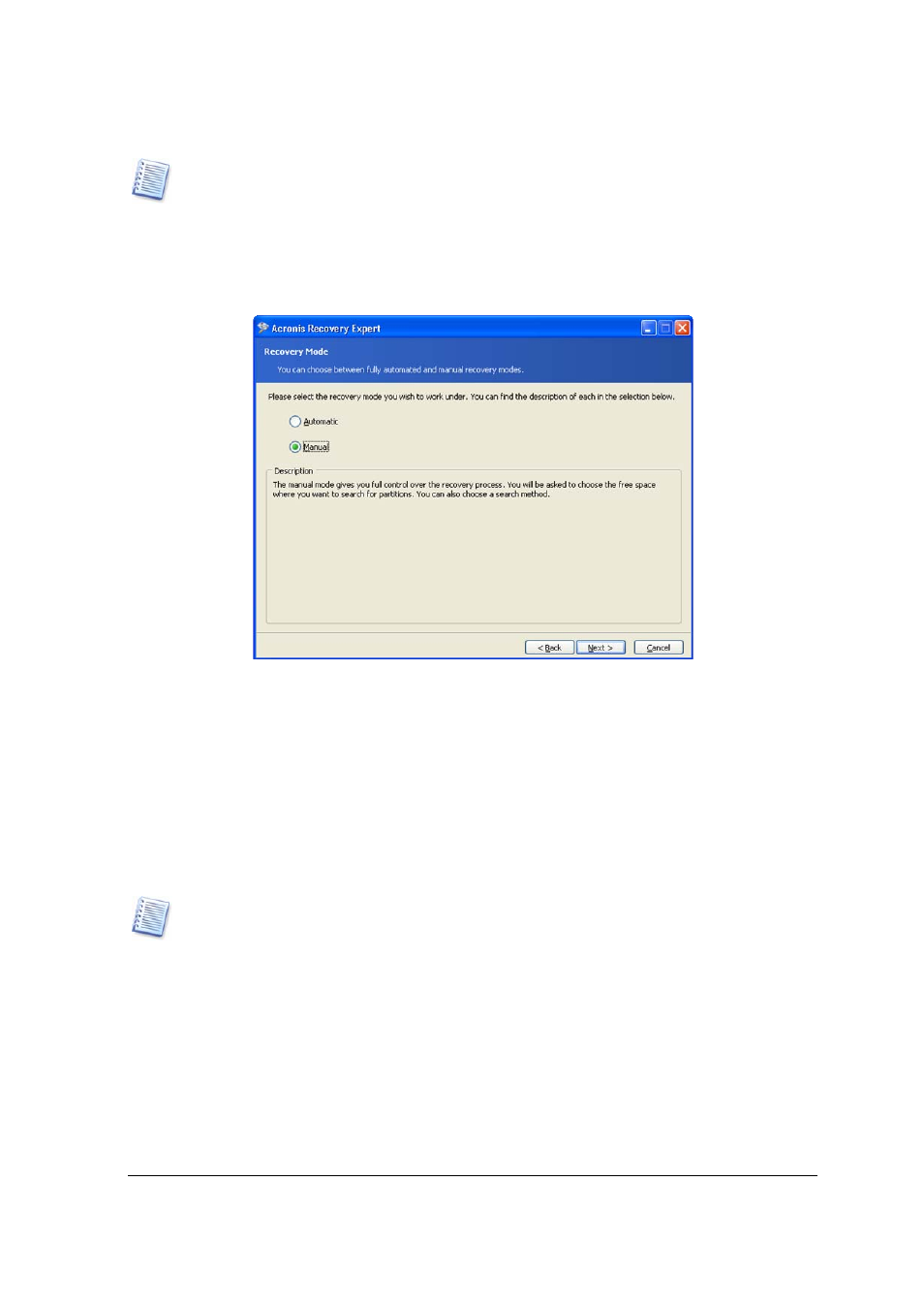 Anual, Ecovery, 2 manual recovery | Acronis Disk Director Server 10.0 - User Guide User Manual | Page 72 / 97