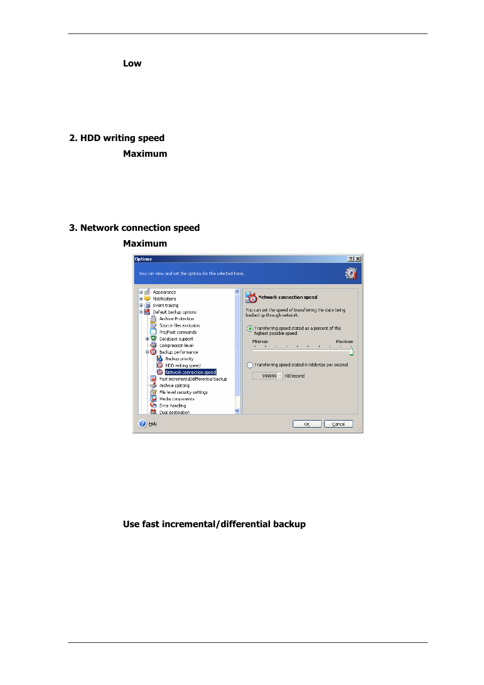 7 fast incremental/differential backup | Acronis True Image Echo Server for Windows - User Guide User Manual | Page 38 / 117
