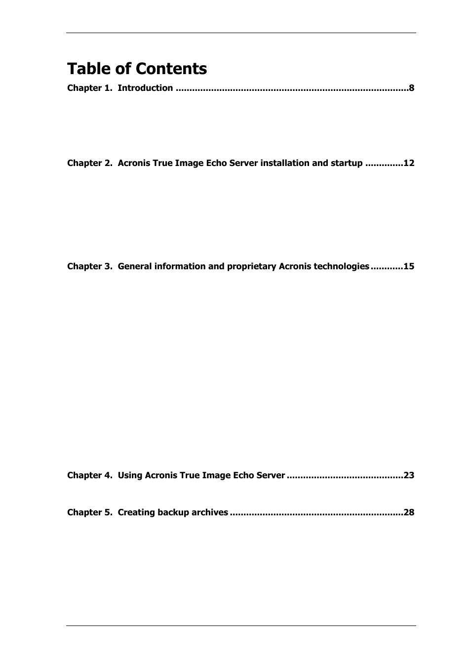 Acronis True Image Echo Server for Windows - User Guide User Manual | Page 4 / 117