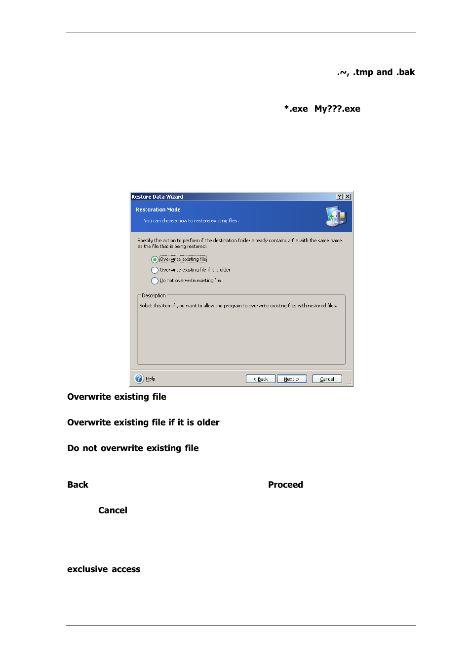 3 restoring disks/partitions or files from images | Acronis True Image Echo Server for Windows - User Guide User Manual | Page 47 / 117